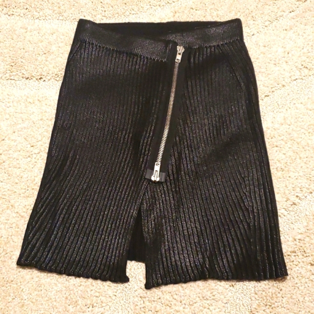 STEFANEL mini shirt with zipper